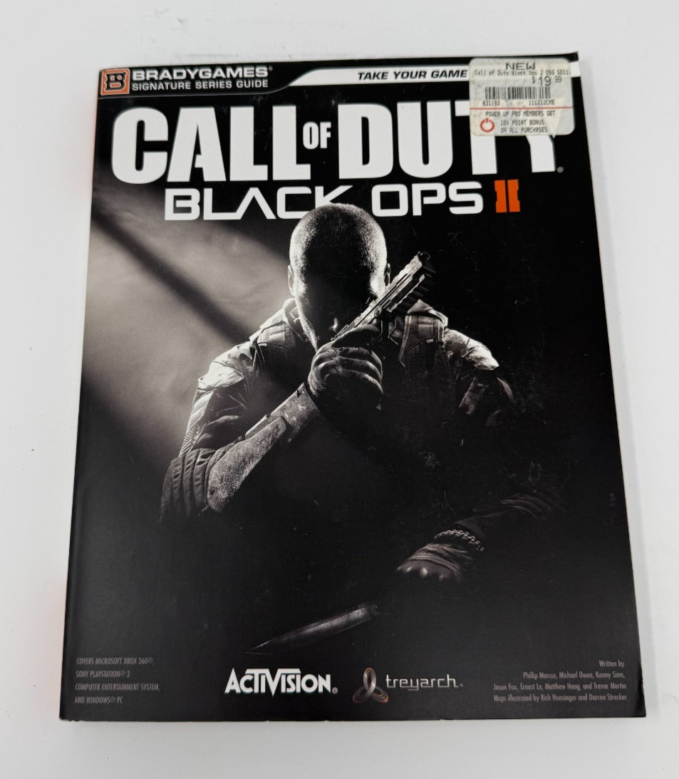 Bradygames Call of Duty Black Ops II 2 strategy guide