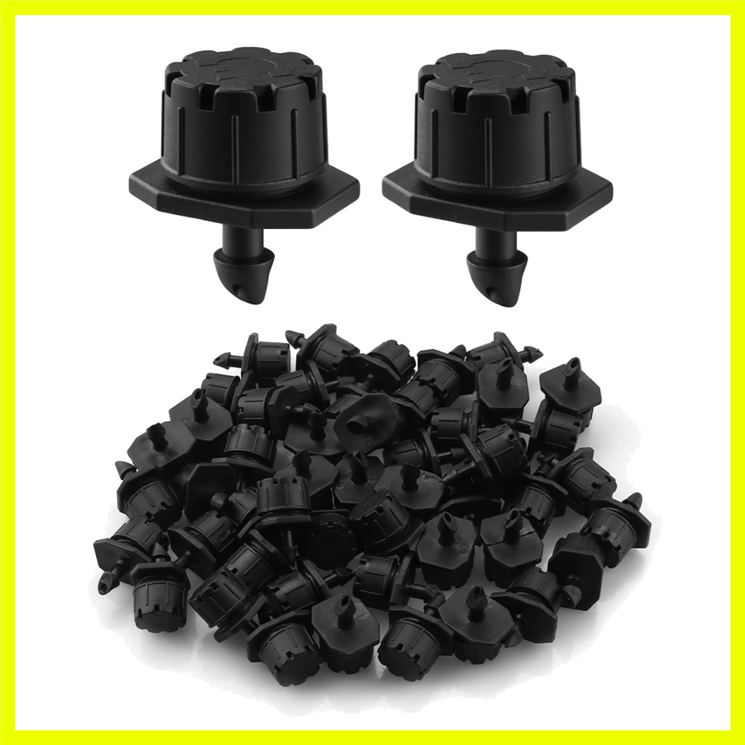 50 Pcs Adjustable Drip Irrigation Emitters for Raindrip 157005B | Adjustable ...