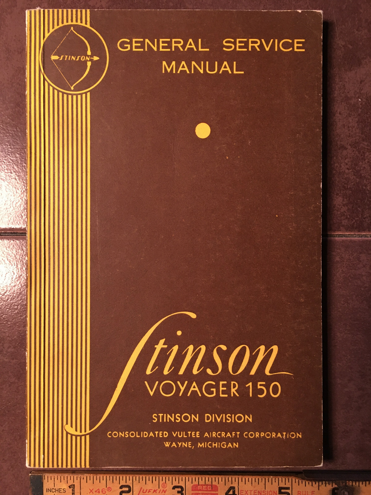 Original Stinson Voyager 150 Service Manual