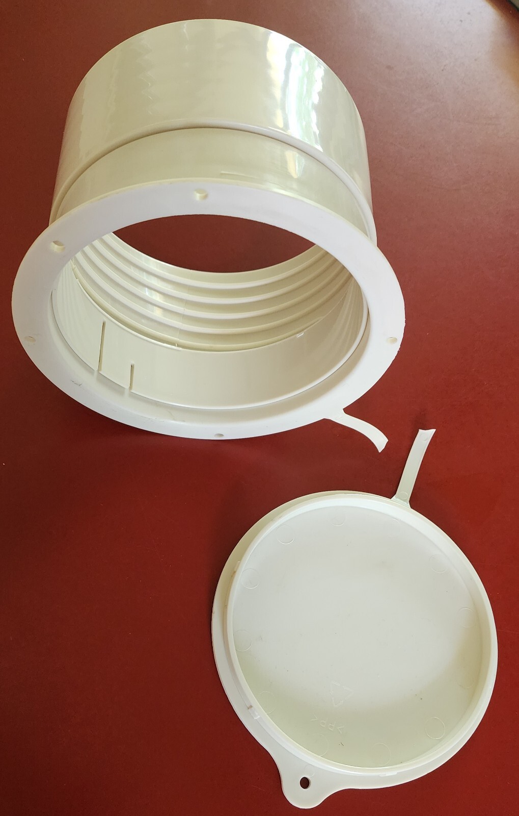 Delonghi OEM Portable Air Conditioner Wall Flange with Cap