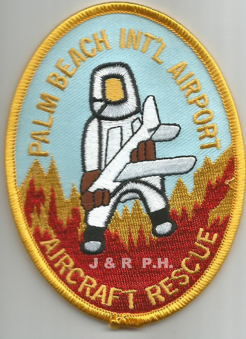 Airport - Palm Beach Int'l. Airport  A.R.F.F., Florida (3" x 4" size) fire patch