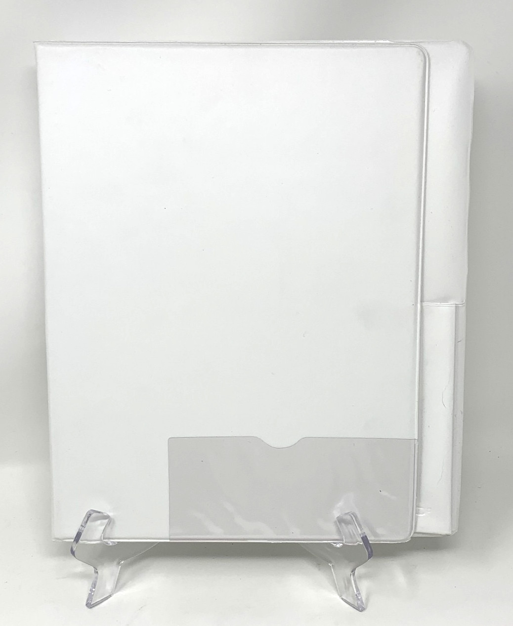 Marlo Plastics Choral Rehearsal Folder 9" X 12" with Gusset Pockets White