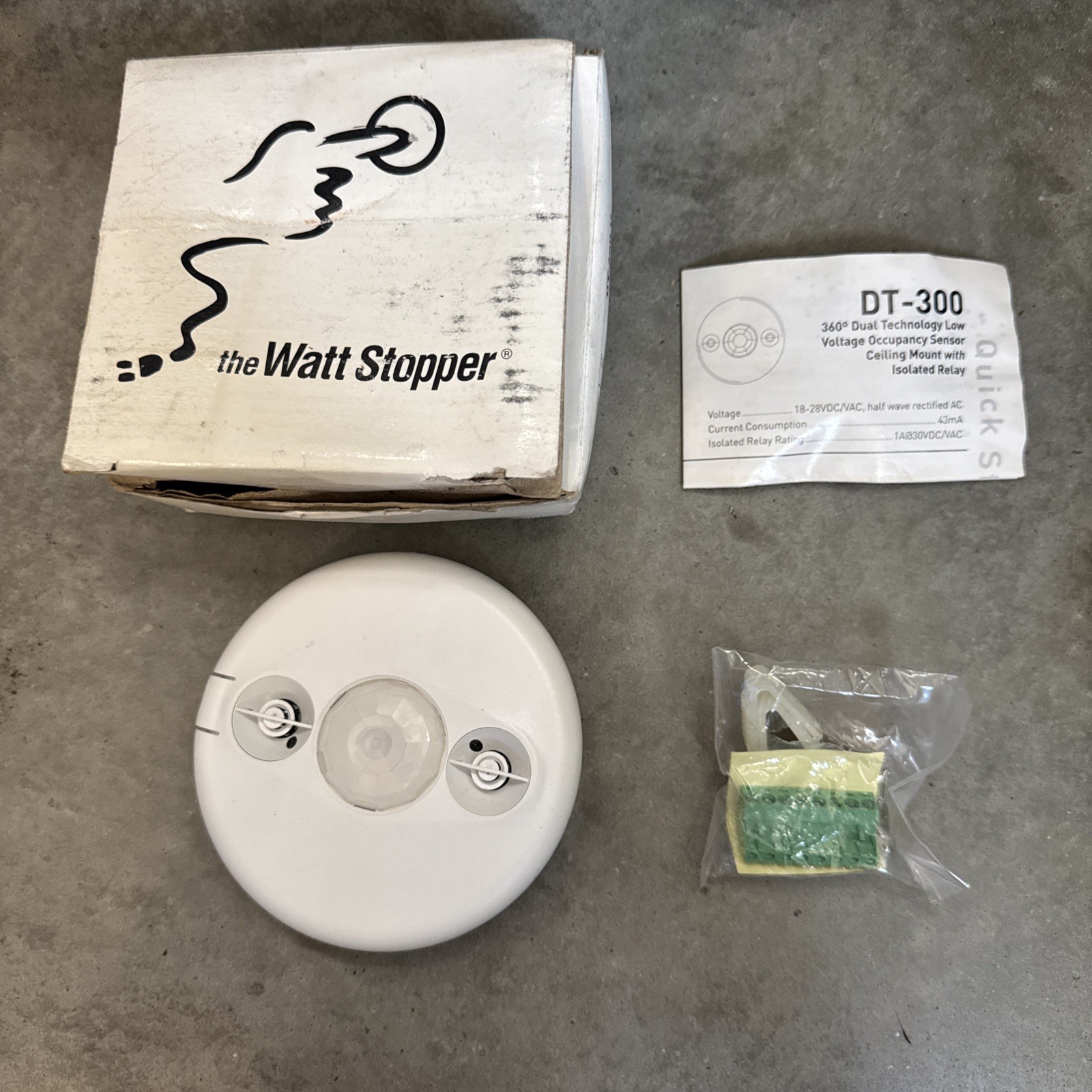 WattStopper DT-300-U 360 Degrees Coverage Ceiling Occupancy Sensor