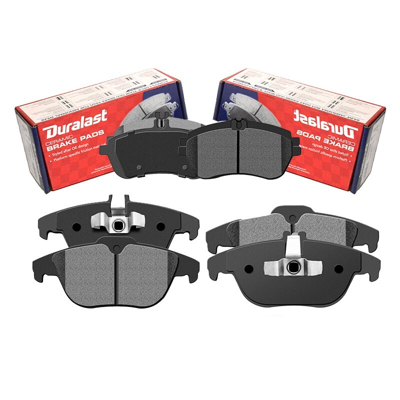 8pcs Front & Rear Ceramic Brake Pads Kits for Mercedes-Benz C250 C300 2008 -2016