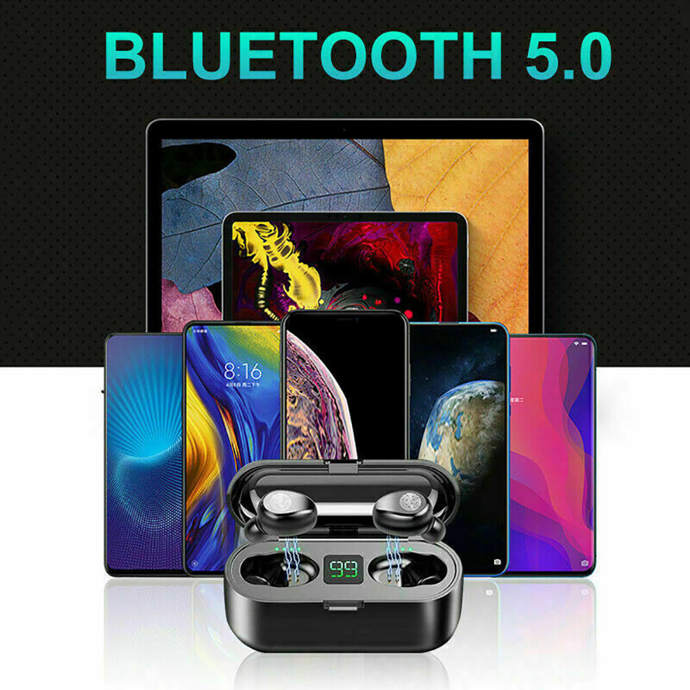 Bluetooth Earbuds for iphone Samsung Android Wireless Earphone IPX7 Waterproof