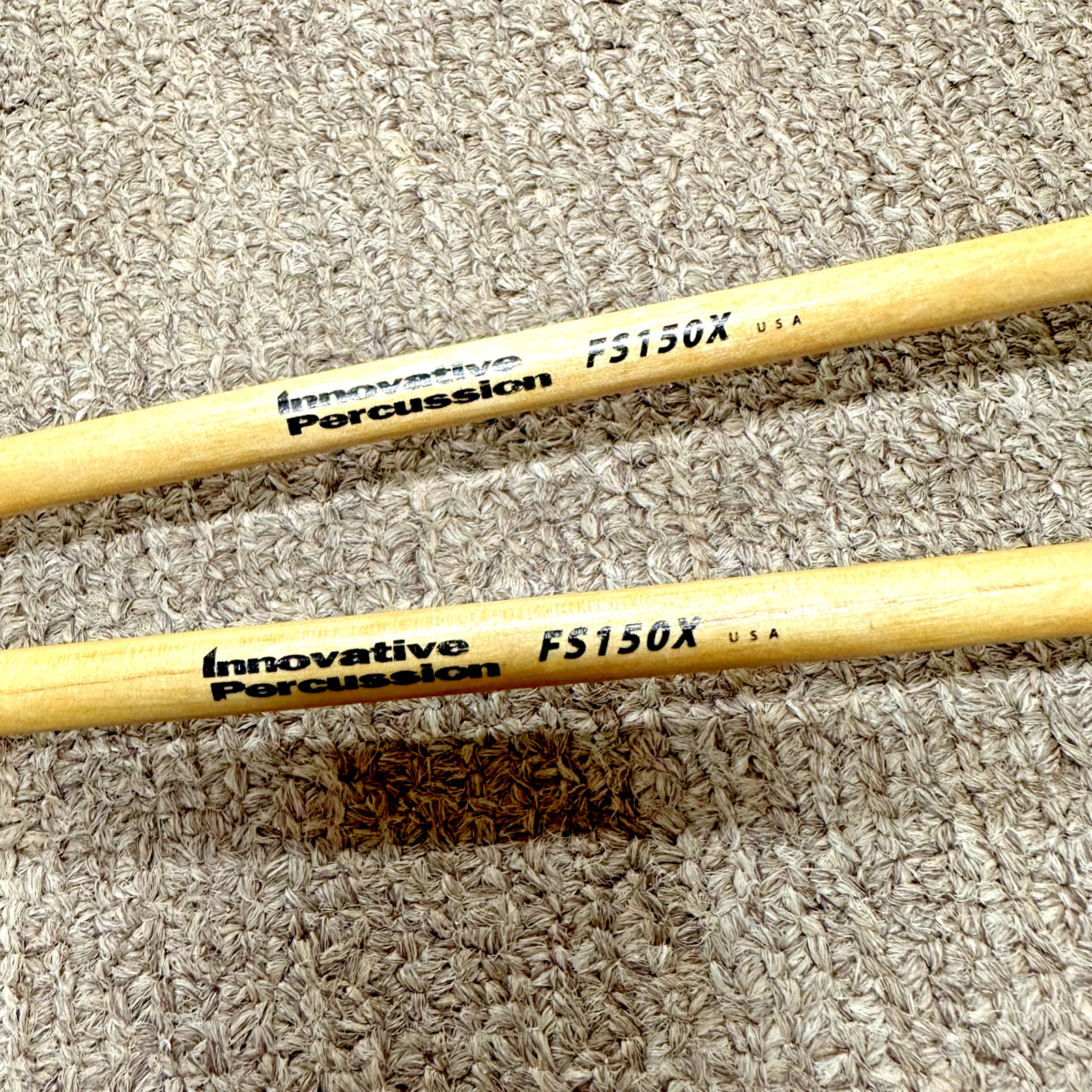 Innovative Percussion FS150X Soft-Heavy Marimba Mallets, Birch, PAIR-EXCELLENT#1