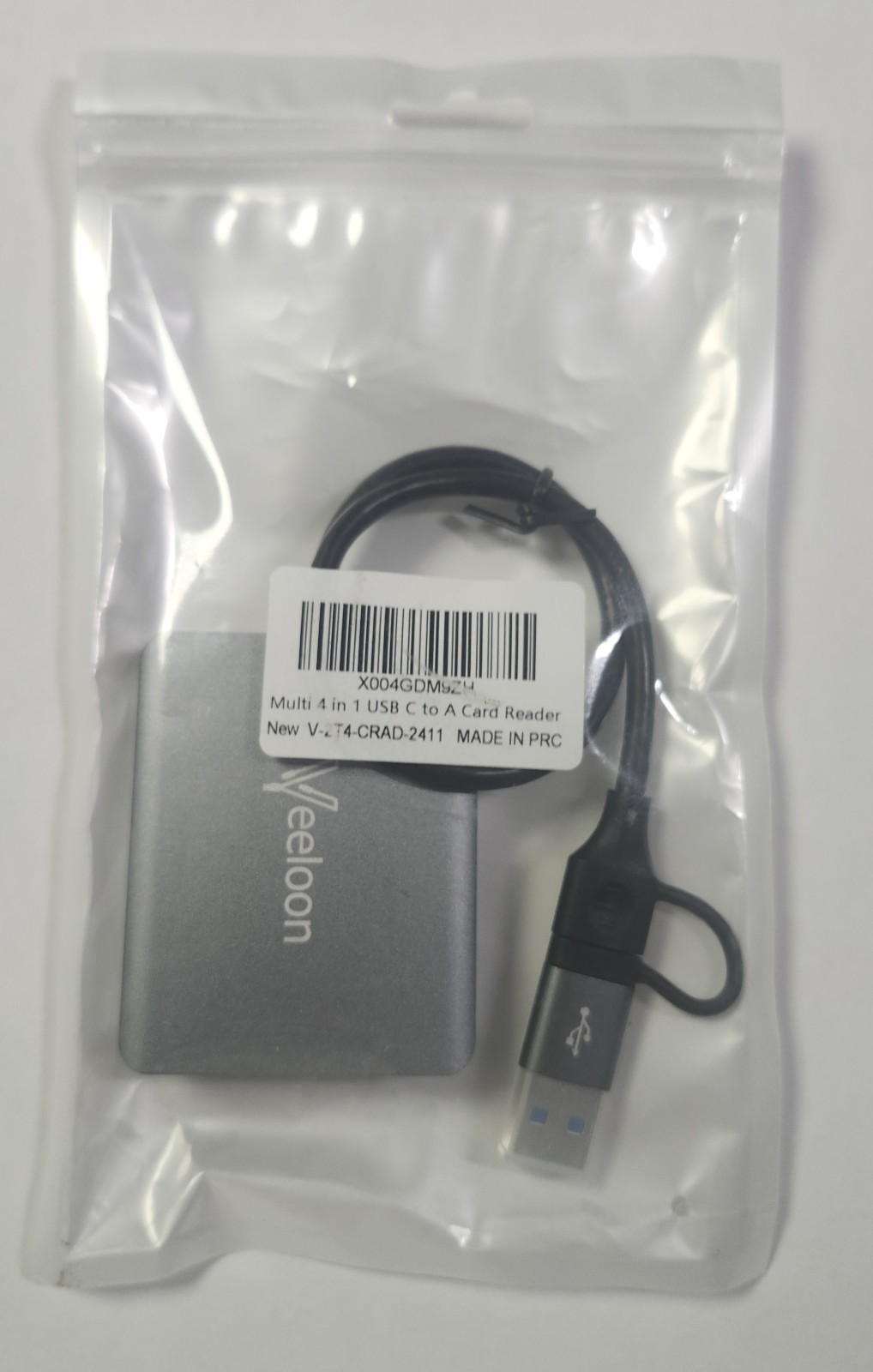 Veeloon Multi 4 In 1 USB C To A Card Reader