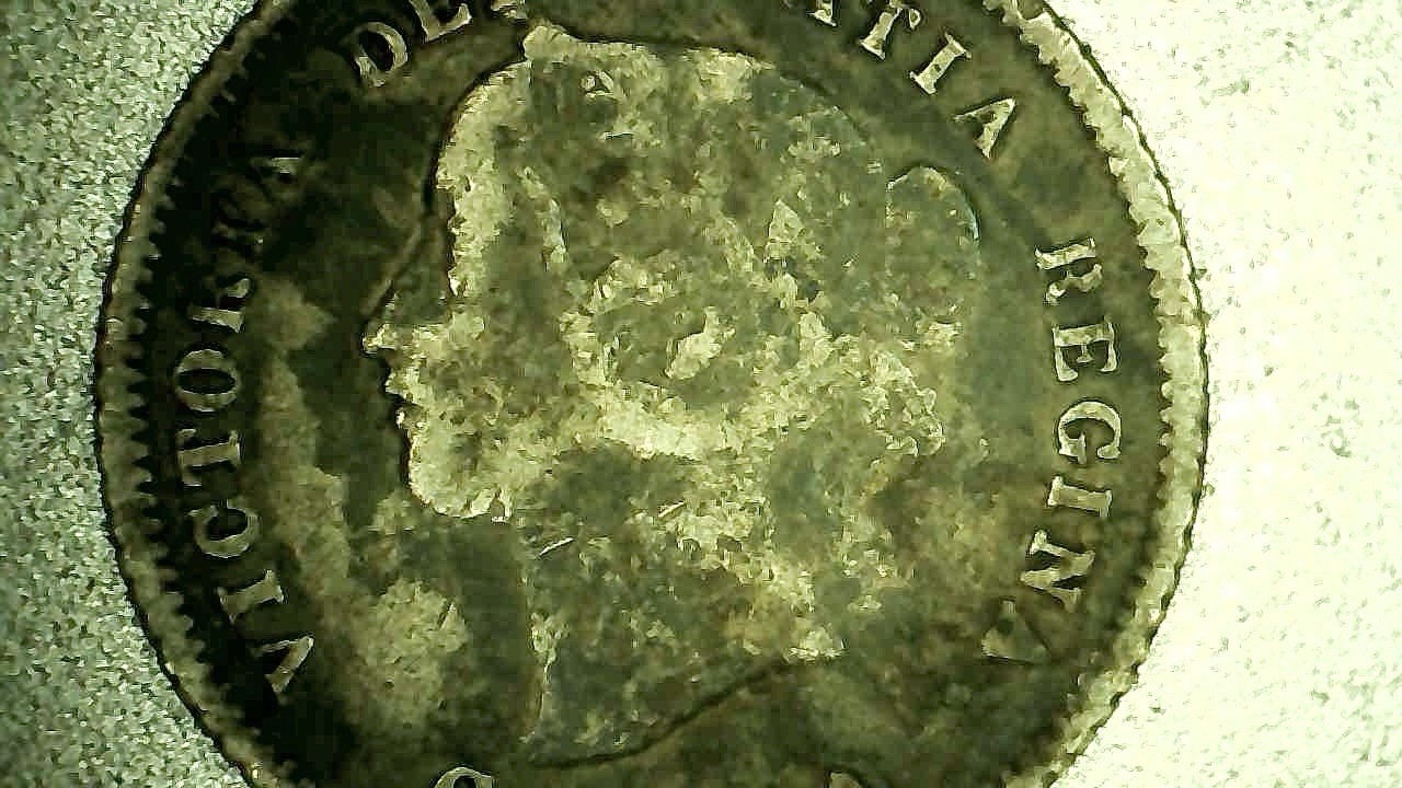 Canada 1875H, 5 Cents, Large Date ~ VG