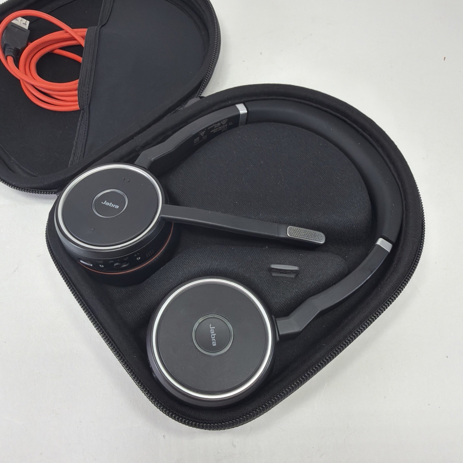 Jabra Evolve 75 Stereo Wireless Bluetooth Headset Headphones Black HSC040W