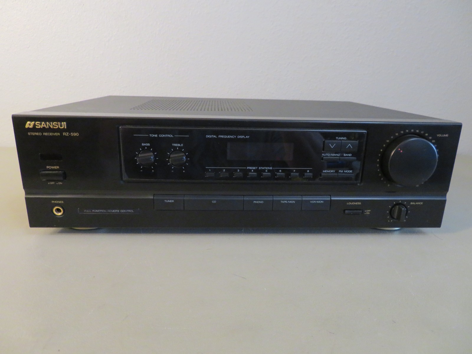 Sansui Stereo Receiver RZ 590 40 Watts Tested NICE!