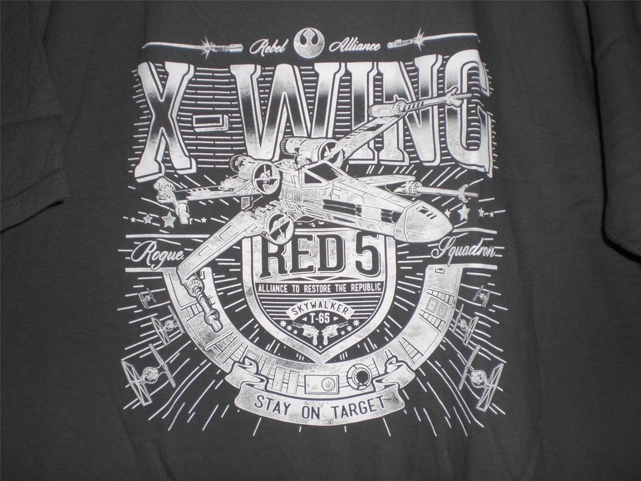 TeeFury Star Wars LARGE "Trust Your Instincts" Luke Skywalker Tribute CHARCOAL