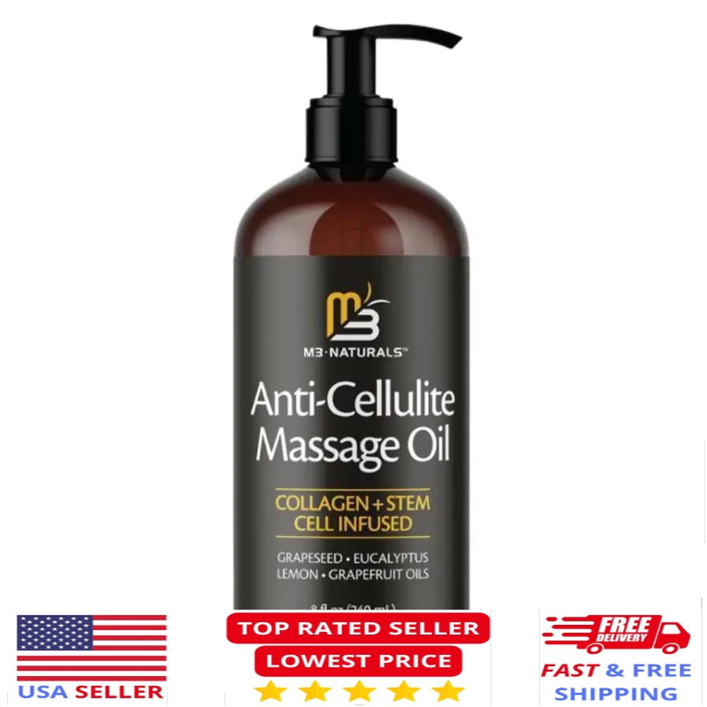 Anti-cellulite Massage Oil 240ml Deeply Nourishing Improves Dryness Improves