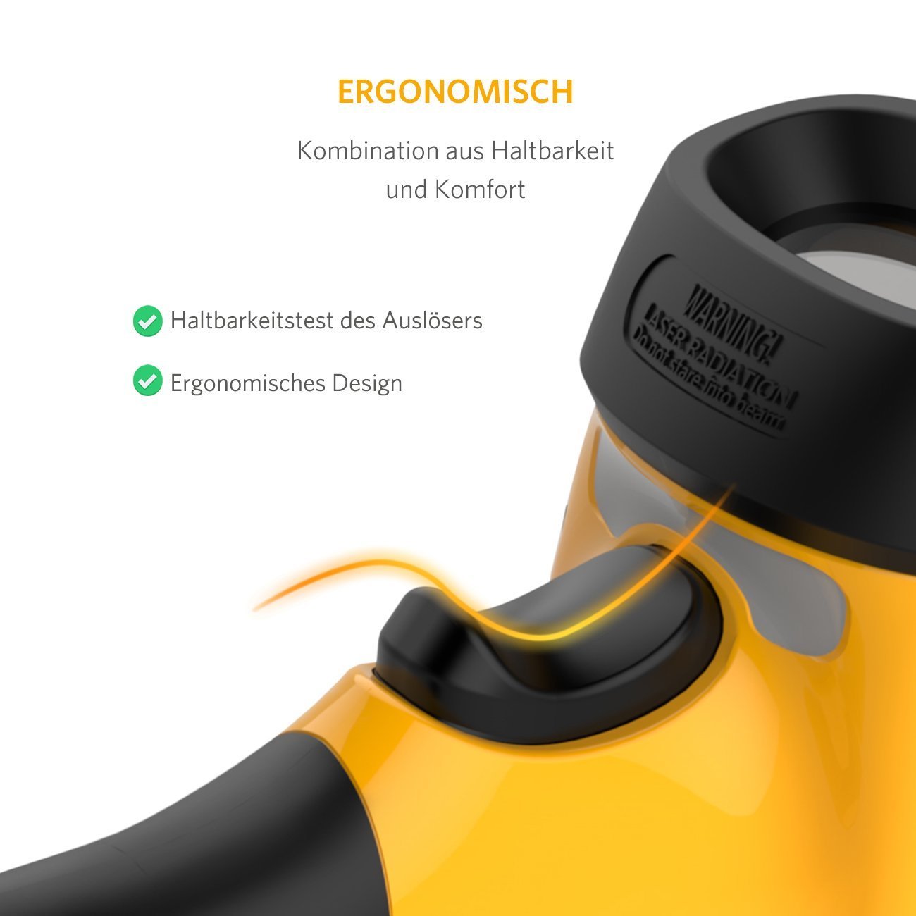 Inateck 1D Barcode Scanner Barcode Reader Wireless 2.4GHz Adapter Auto Scanning