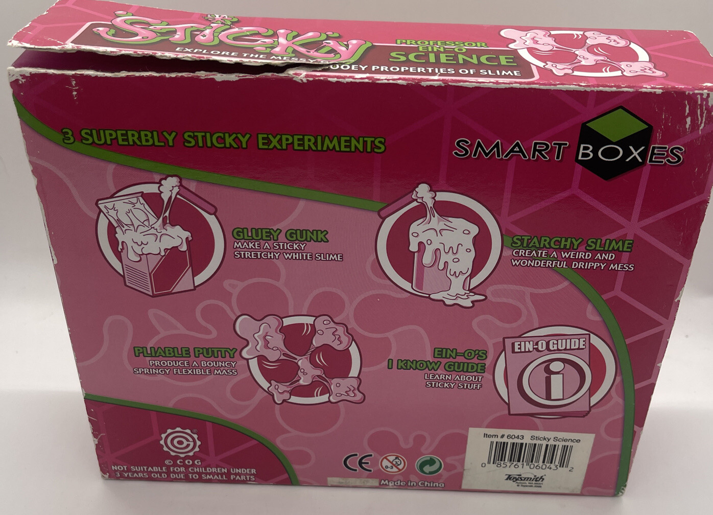 Sticky Science Kit by Professor Ein-O Smart Boxes Unused In Damaged Box