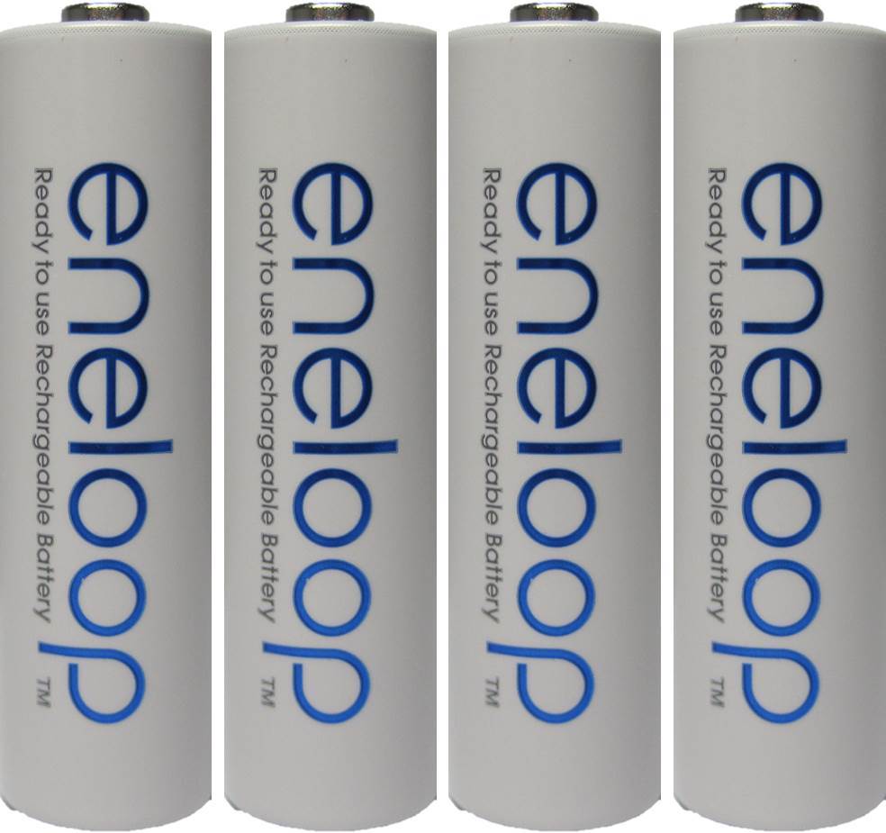 Newest Version Panasonic Eneloop 4 Pk AA 2100 Cycles NiMH Rechageable Batteries