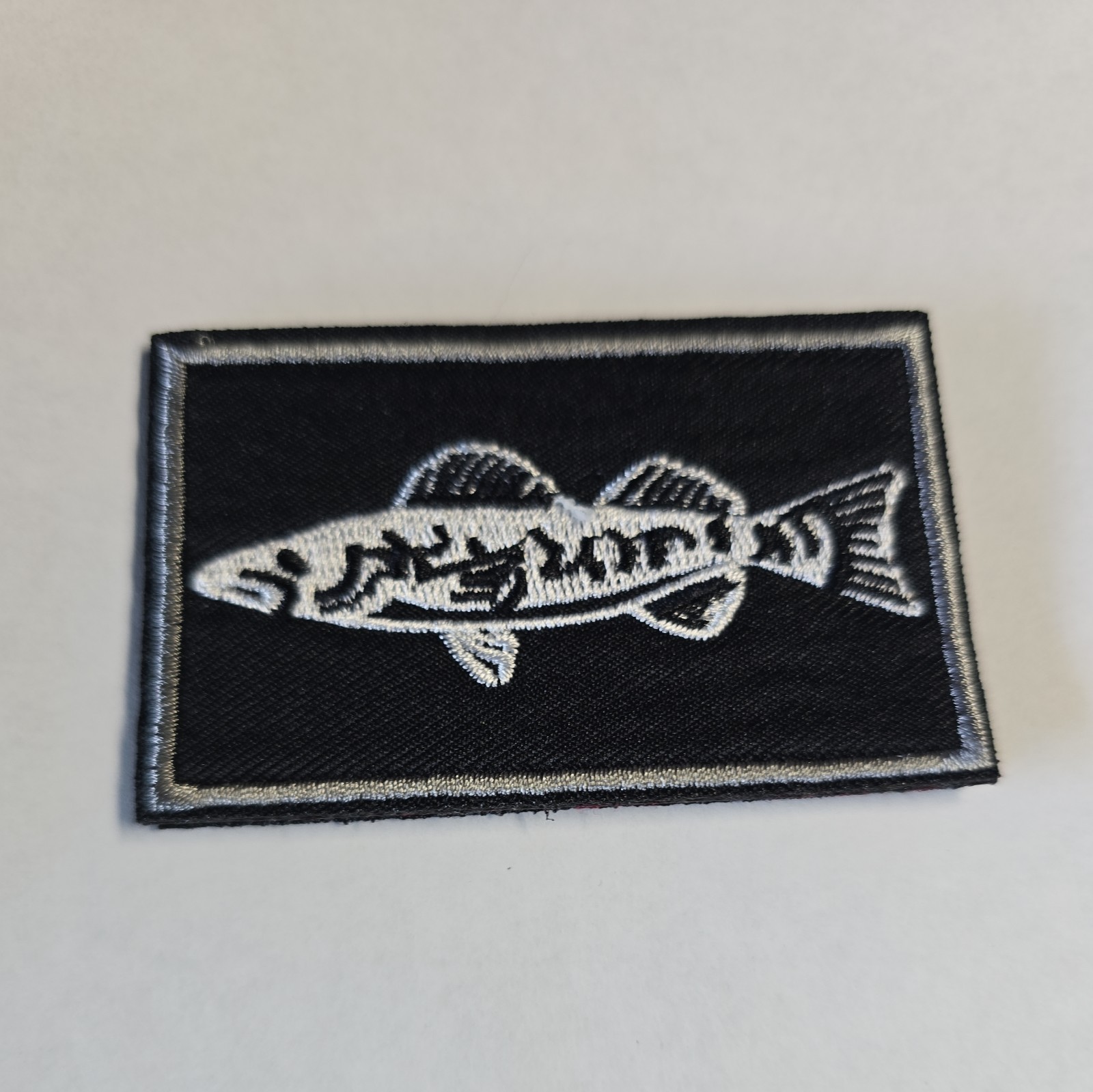 Walleye fish fishing Hook Loop Morale Patch 2x3