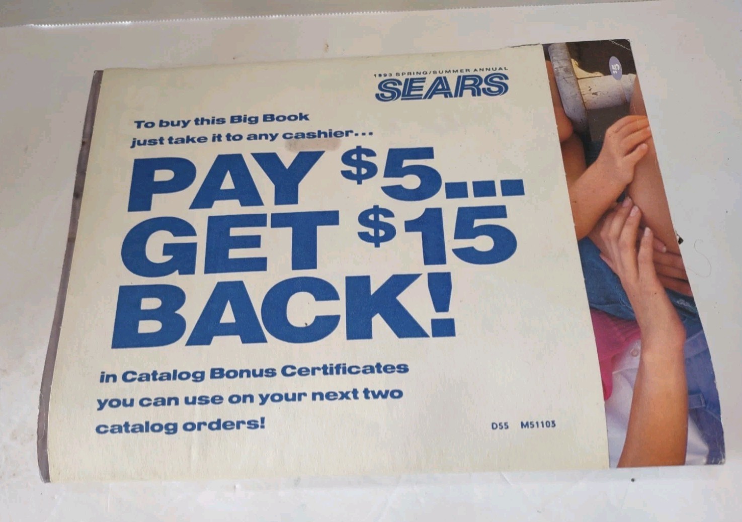Sears Catalog Final Issue 1993 Spring/Summer Factory Wrapped, Never Opened