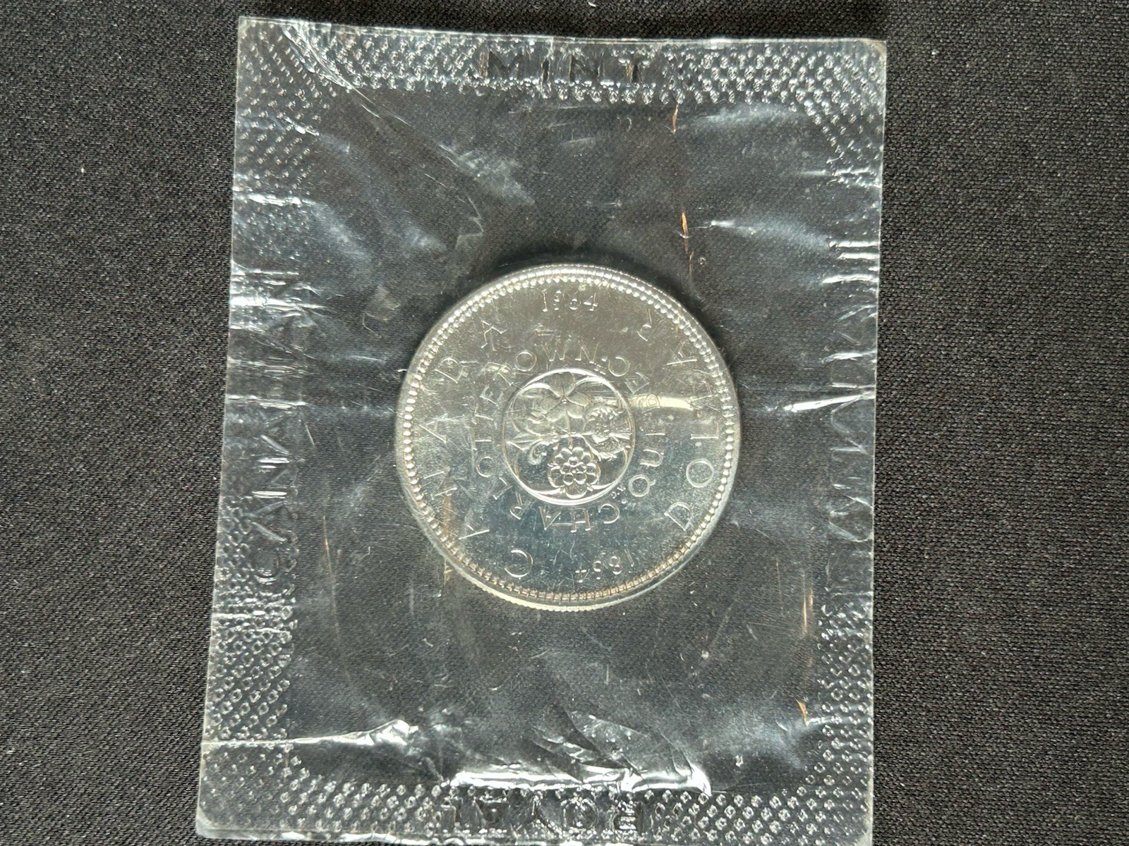 1964 Canada Charlottetown $1 Silver Dollar Uncirculated Coin Uncertified