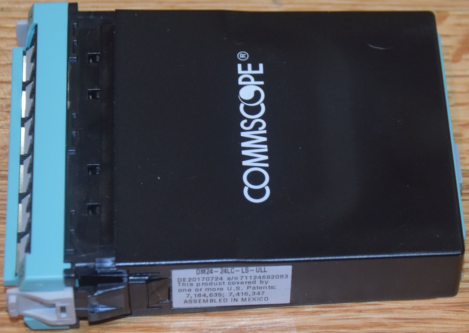 CommScope SYSTIMAX HD-1U Sliding Shelf w/ 4 24LC to 1X24F Multimode MPO Modules