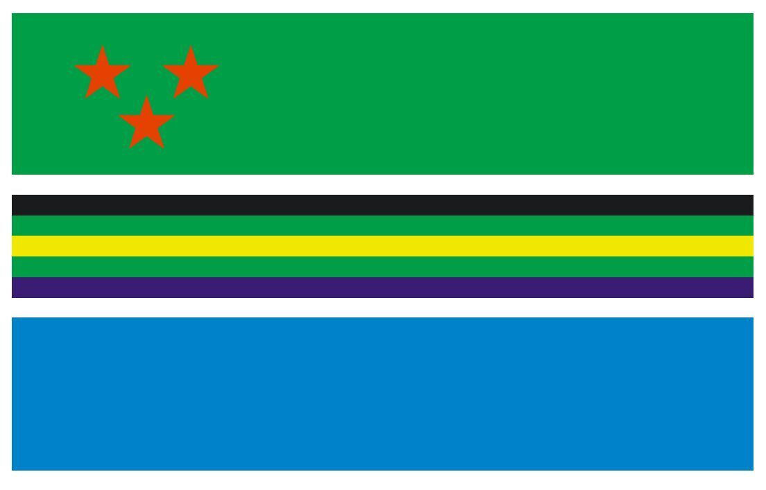 East African International Flag Sticker Decal F143