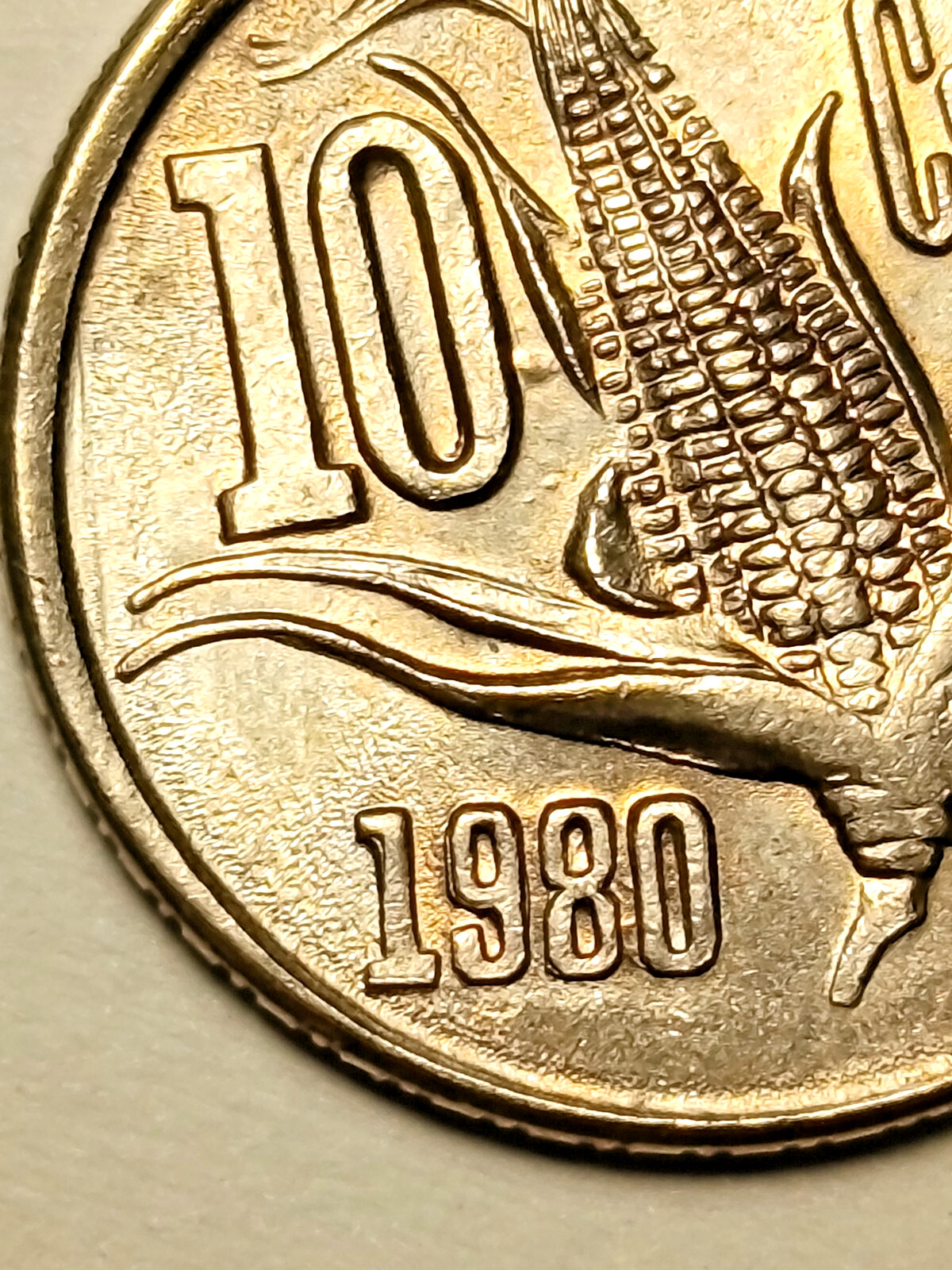 10 centavos mazorca 1980 / 1979 pieza escaza para tu coleccion !