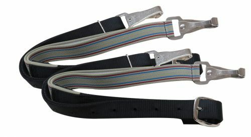 Western or English Saddle Horse 1 Pair Side Reins for Training Elastic w/ Clips