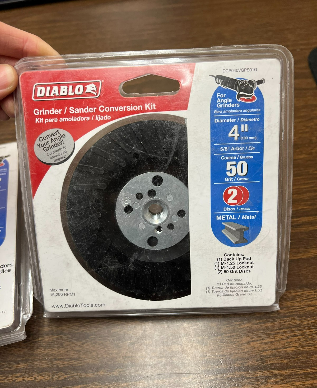 Diablo Grinder/Sander Conversion Kits
