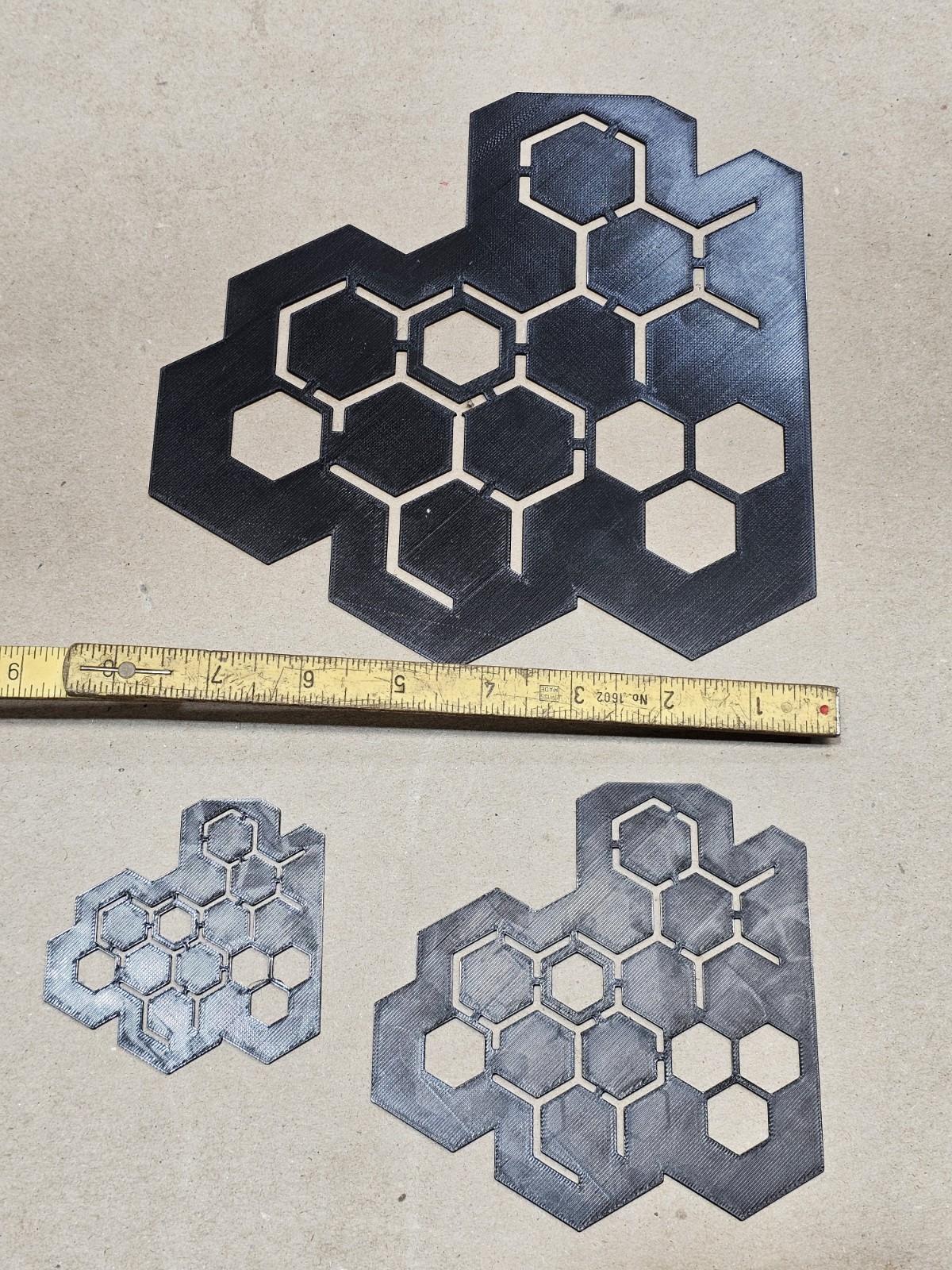 Hex Camo Stencil Set