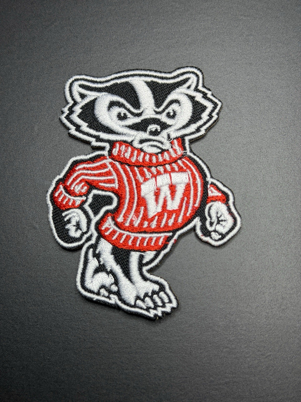 Wisconsin Badgers Embroidered Iron On Patch