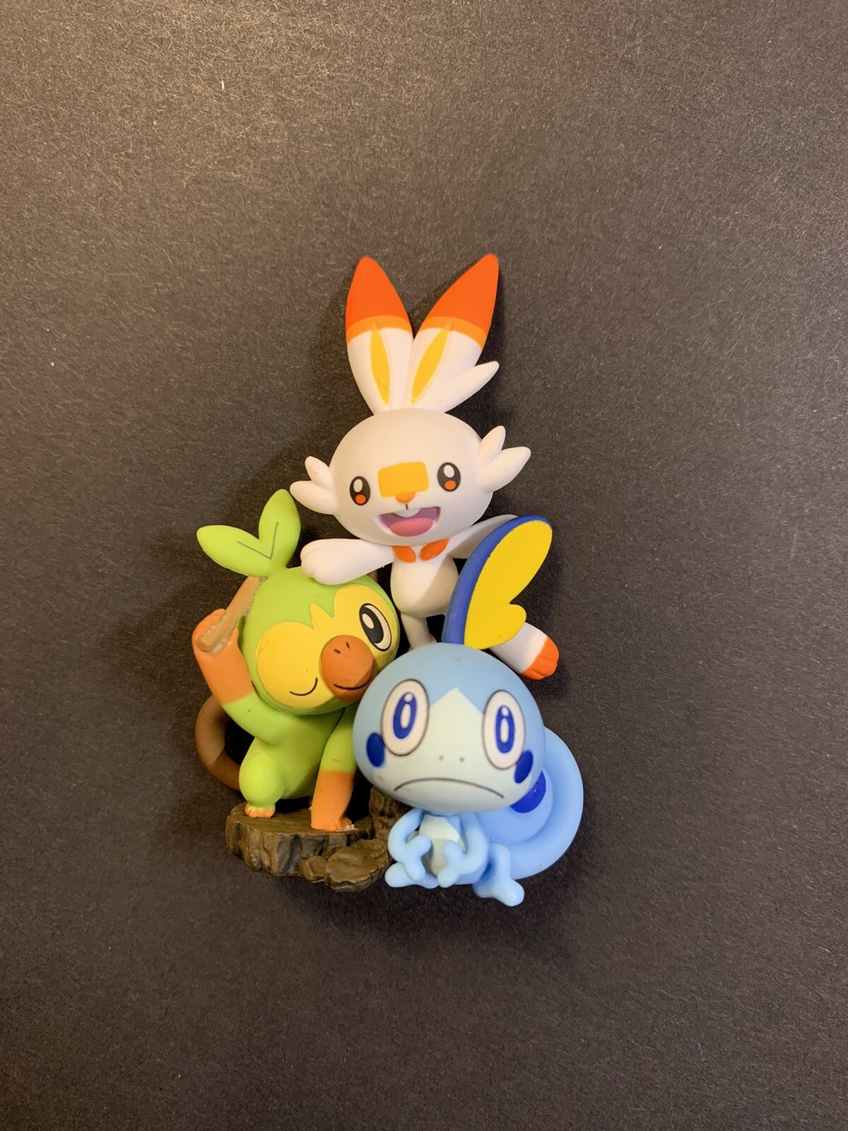 Pokemon Scorbunny, Sobble & Grookey Figure Sword Shield Collection Box Promo NEW