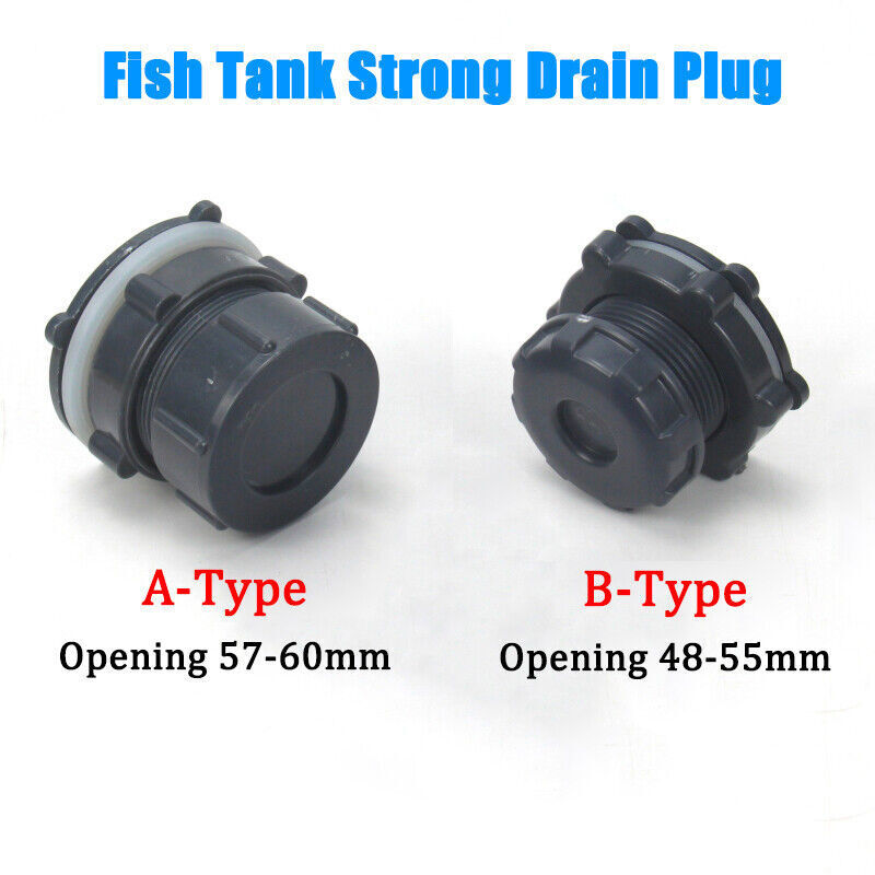 Fish Tank Strong Drain Plug Aquarium Double Water Level Plug Drainage Connector