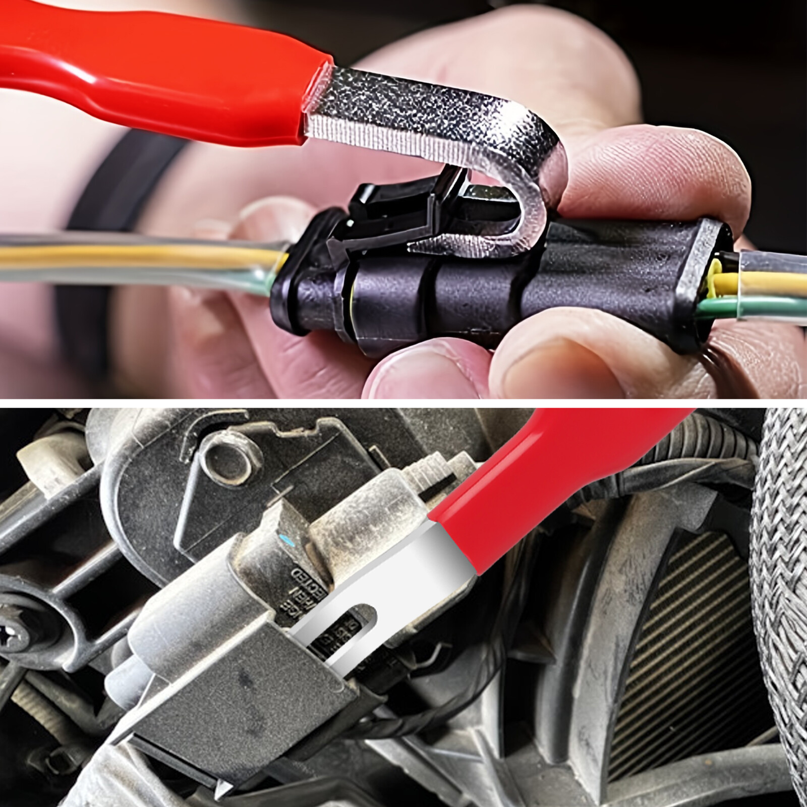 2PCS Electrical Disconnect Pliers & Connector Separator Removal Tool Kit for Car