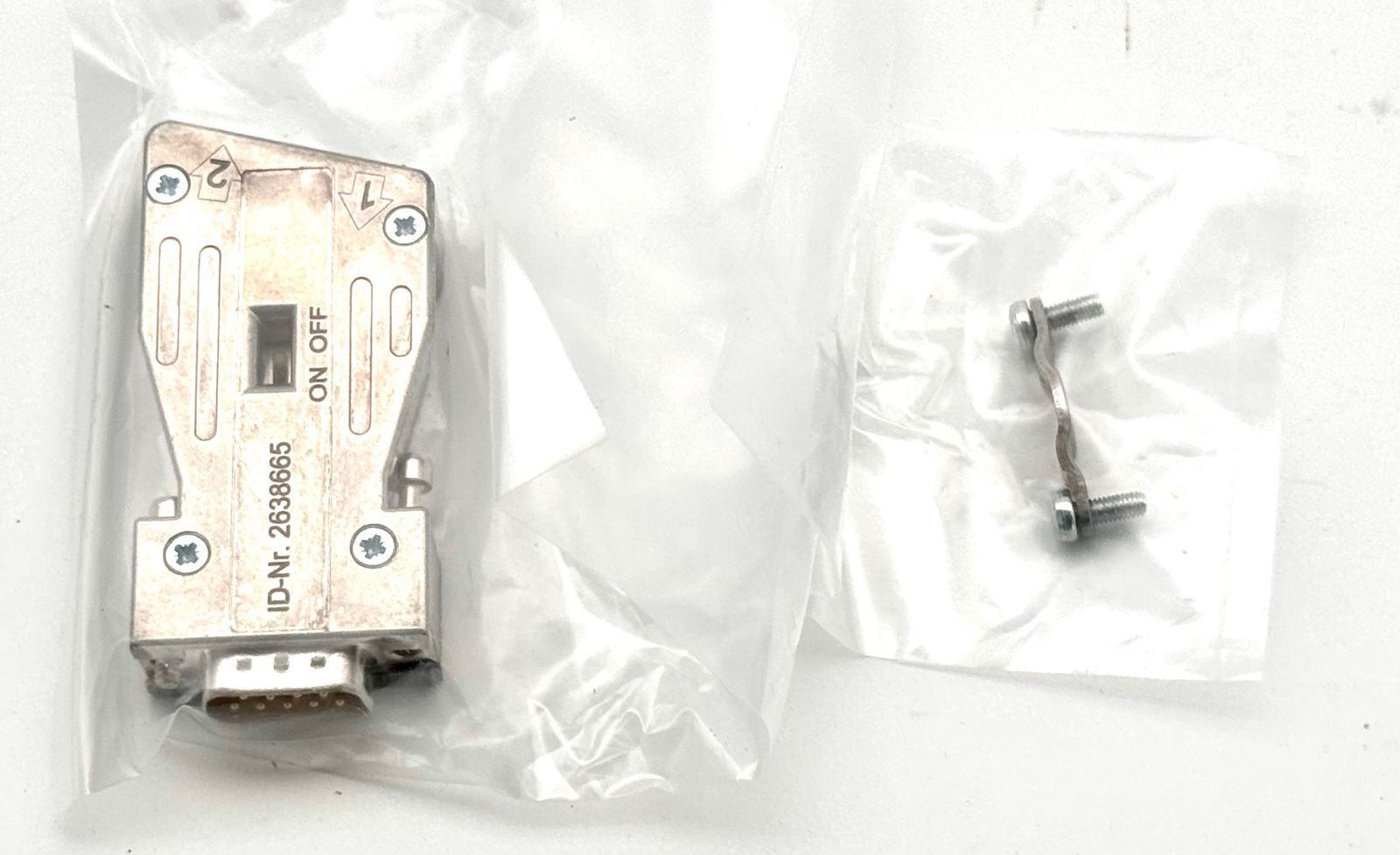 Provertha 2638665 Profibus plug internal cable clamp -unused/original packaging-