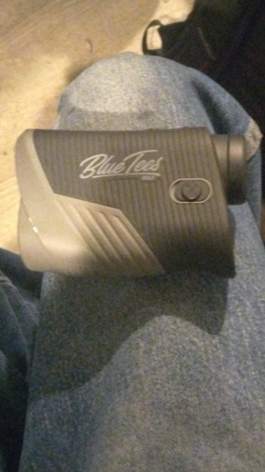Blue Tees Golf Rangefinder Black Gray Plastic 1 Piece for Golf