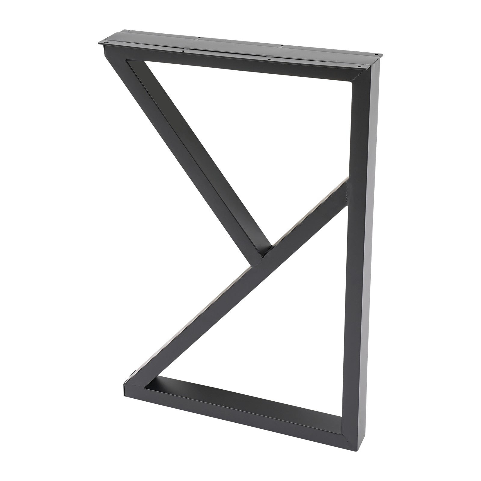 2pcs Metal Furniture Legs, Industrial Metal Table Legs, Black Furniture Legs