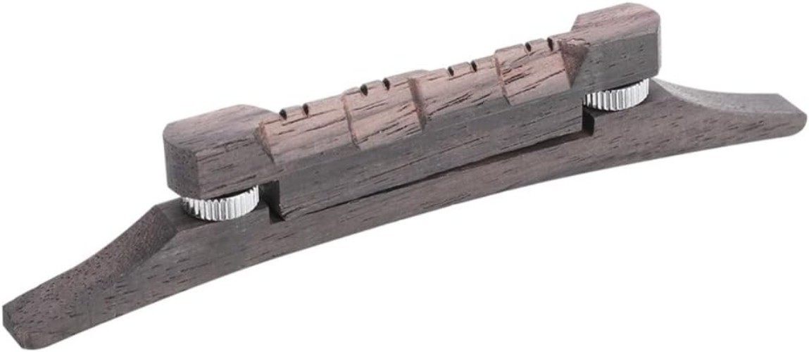 114mm Rosewood Adjustable Compensated Mandolin Bridge Set