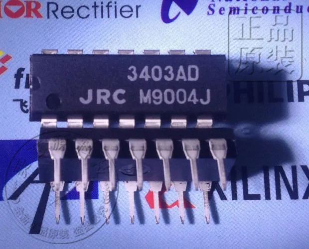 10pcs NJM3403AD 3403AD DIP-14 JRC3403AD In Stock