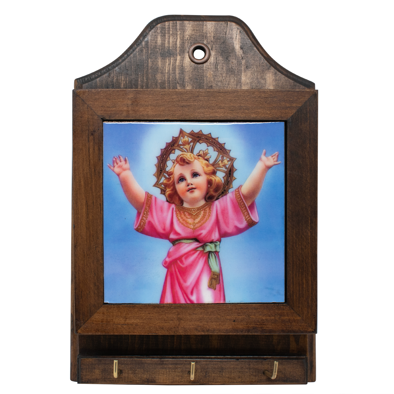 MrcjSales Divine Child Key/Mail Box Holder | Hang Anywhere | Spacious Room | Det