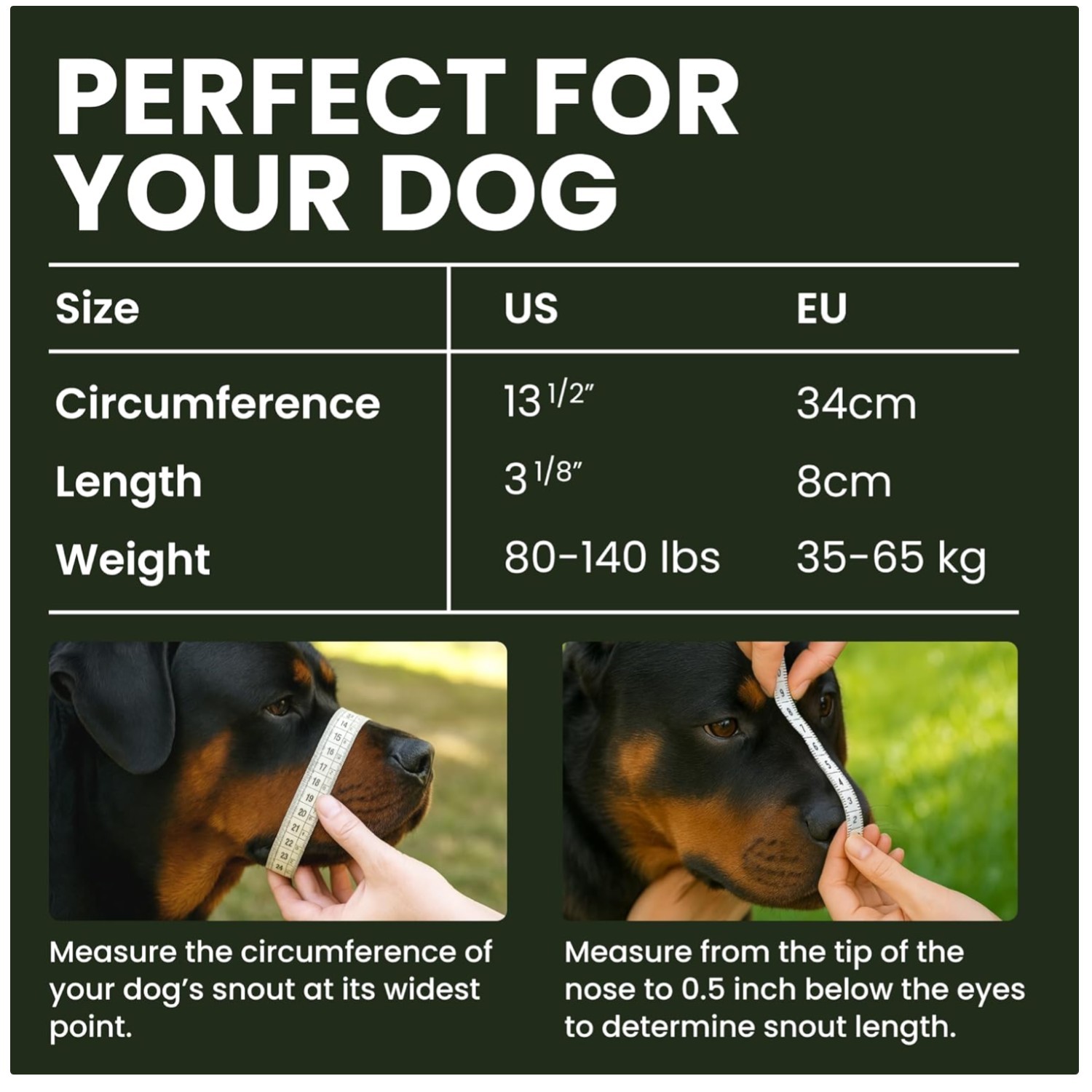 Leather Straps Dog Muzzle Stainless Steel