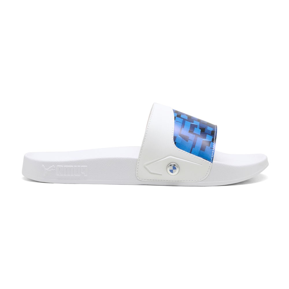 PUMA Bmw M Motorsport Leadcat 2.0 Graphic Slides Mens White Casual Sandals 30892