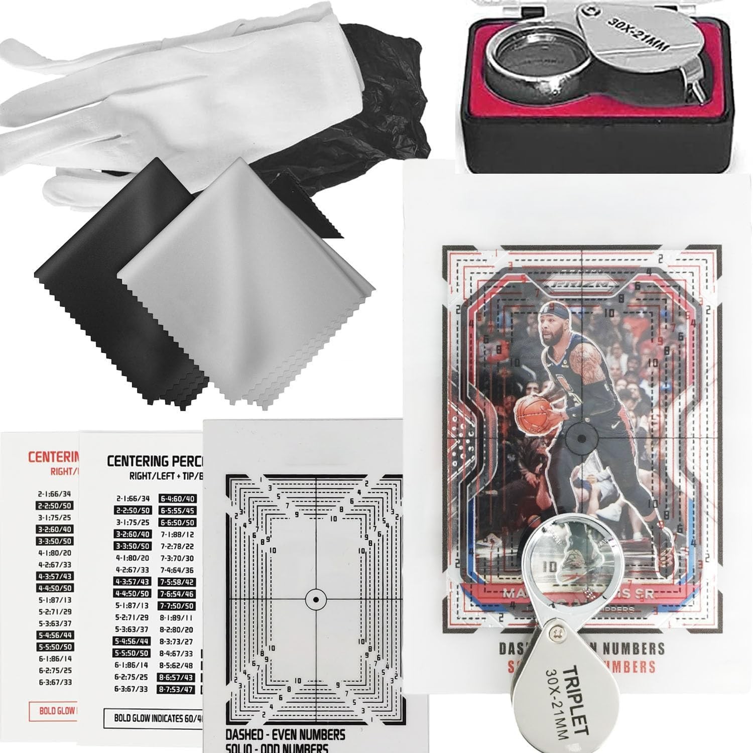 Sports Cards Grading Kit, Card Centering Grading Tool, Sports Trading Cards M...