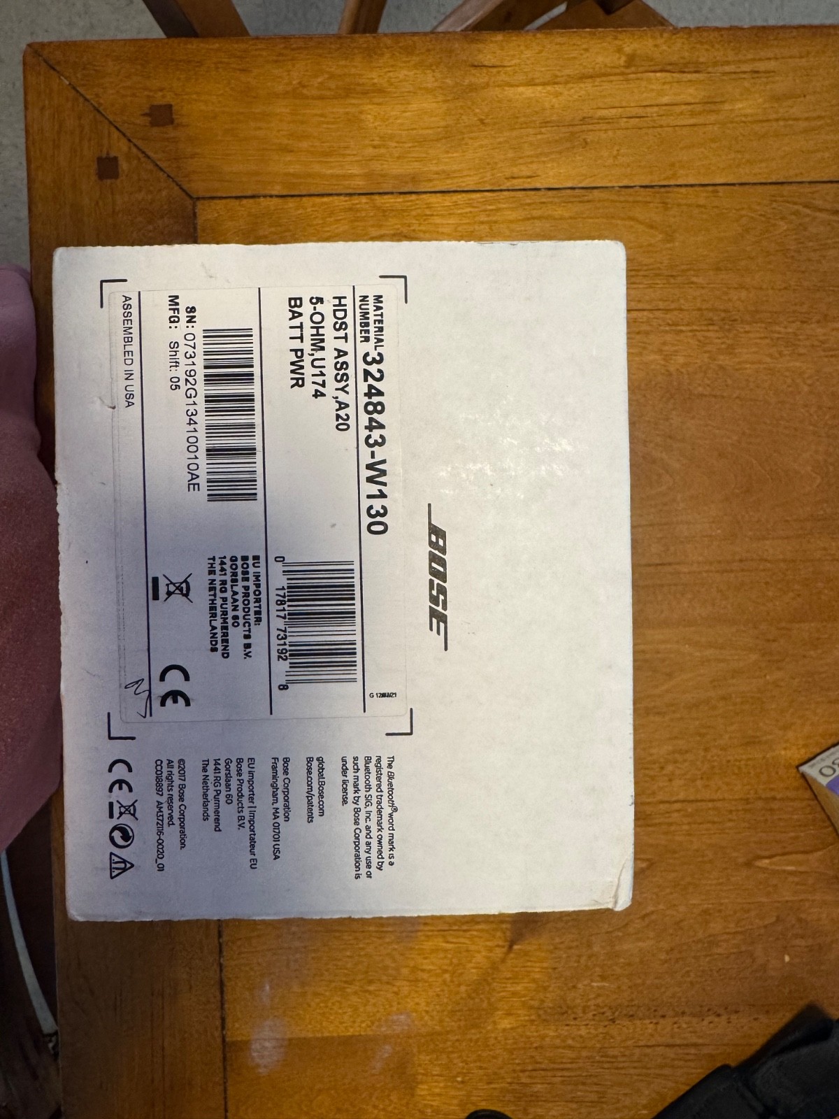 Bose A20 Aviation Headset - Active Noise Cancelling - Single Plug, no Bluetooth