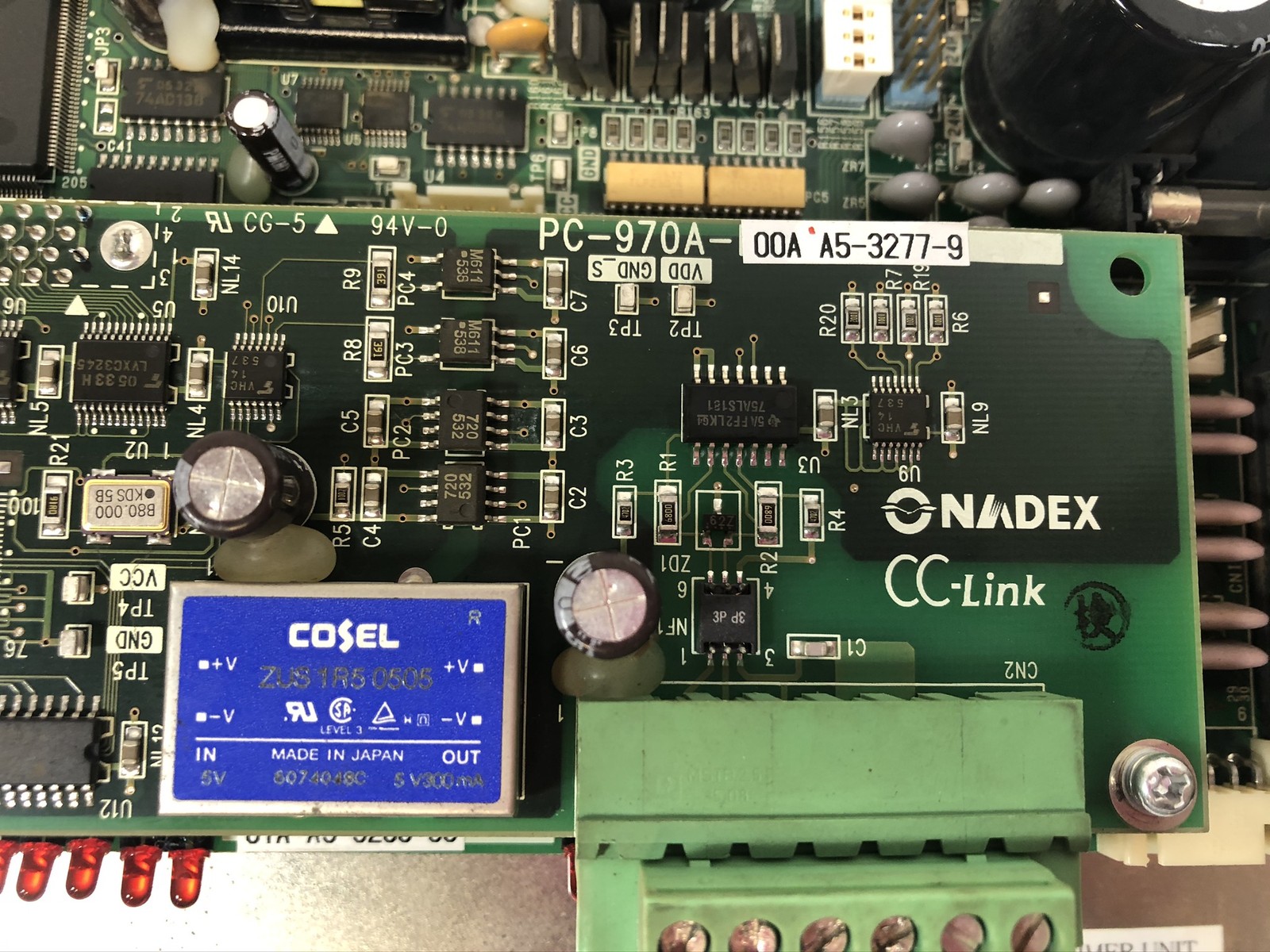 Nadex PC-970A-00A Timer Unit PH05-T322B S857-V5.00 Circuit Board
