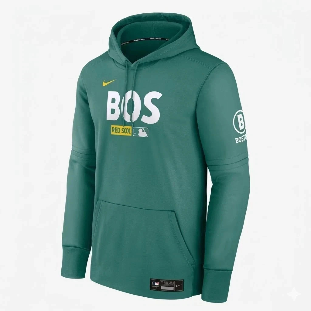Boston Red Sox Nike 2026 Authentic Collection City Connect Therma-FIT Hoodie MLB