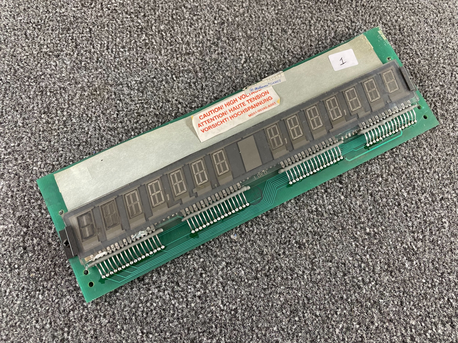 Bally Truck Stop Pinball Machine Plasma Dual Display Module A080-91851-H000 #1