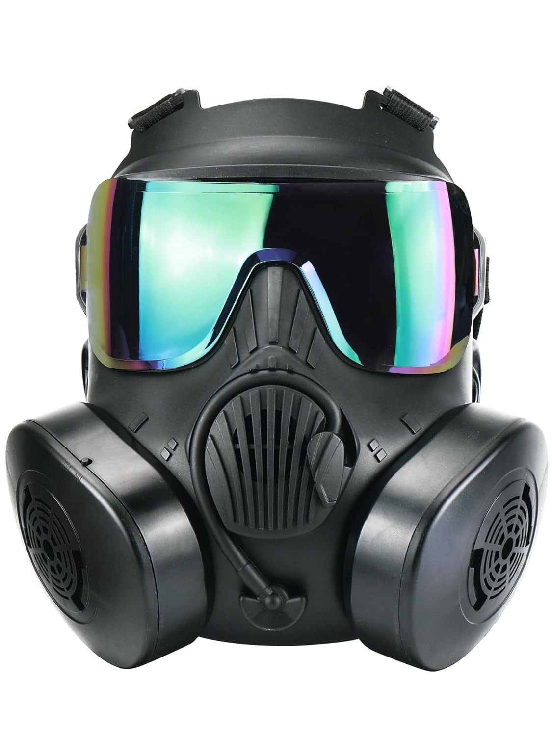 Airsoft Full Face Gas Mask Paintball Anti Fog Skull Goggles Mask Protection