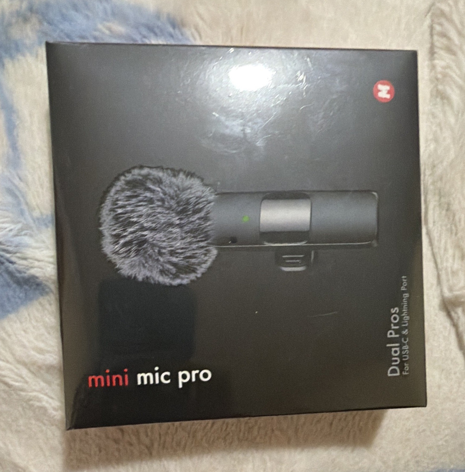 Mini Mic Pro Dual ProS Shotgun USB-C Mic Hot/Cold Shoe Compact Black