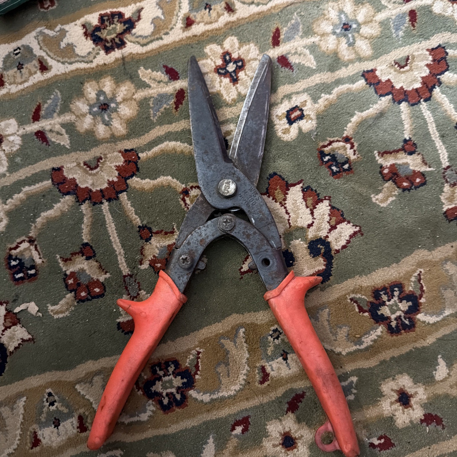 WISS TOOLS 10.5” STRAIGHT CUT UTILITY AVIATION TIN SNIPS, M-300