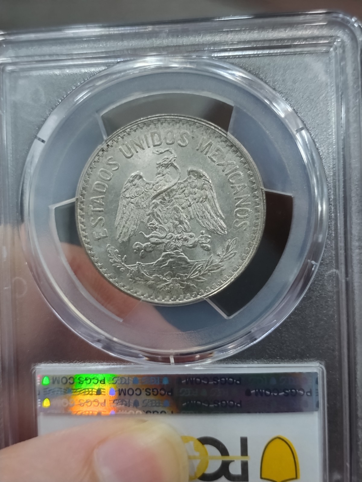 Mexico 1907 50 Centavos PCGS Straight 7