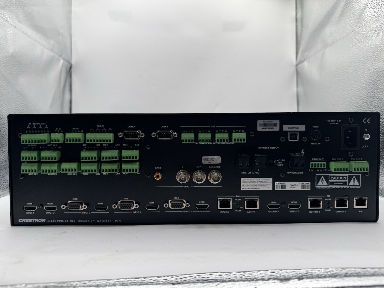 Crestron DMPS3-300-C 3-Series 4K DigitalMedia Presentation System.
